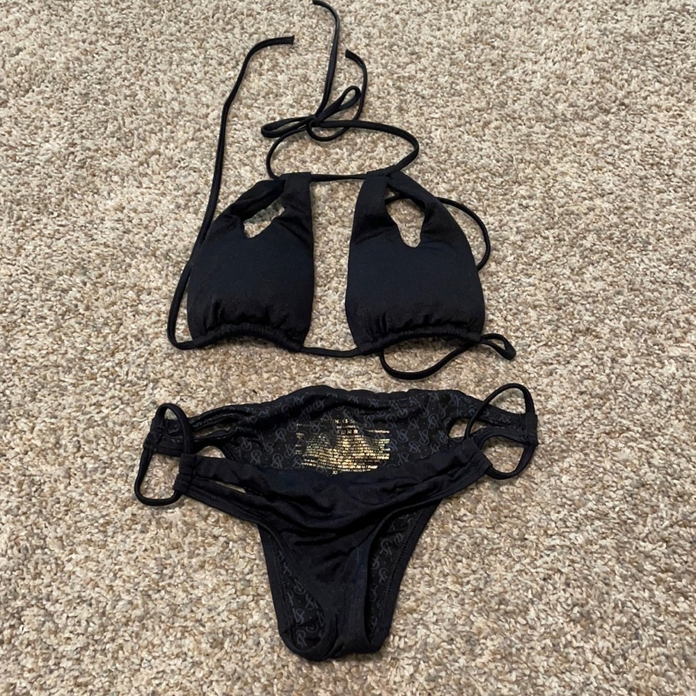 Victoria’s Secret black cut out bathing suit